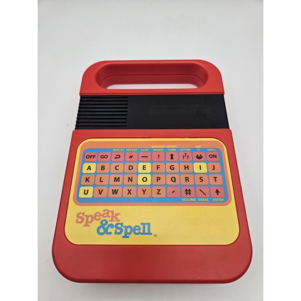 Speak & Spell Electronic Educational Spelling Game Classic 80s Design ET Remake